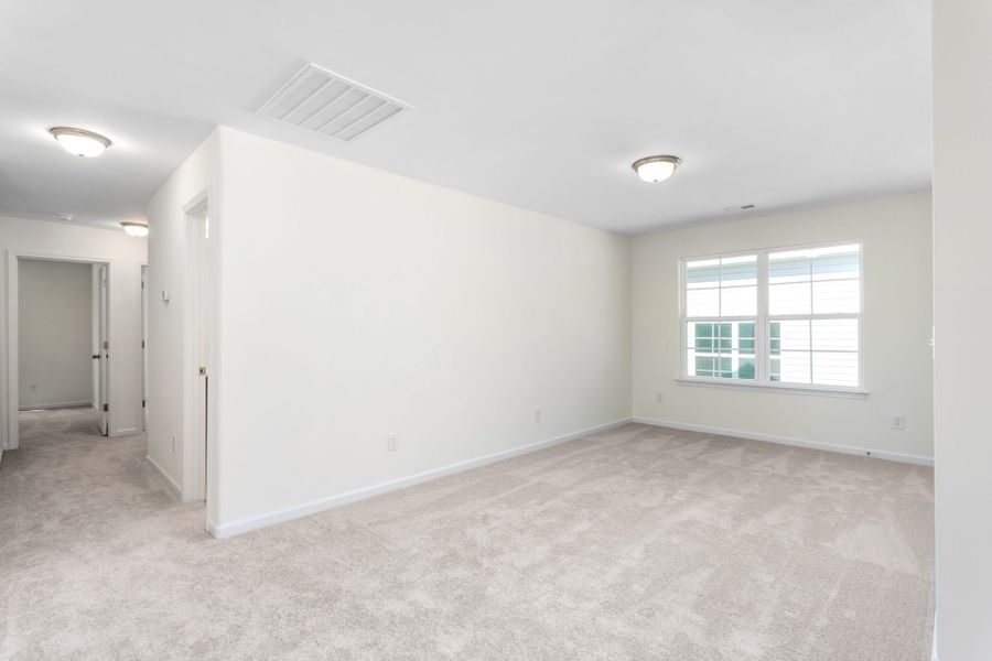 Representative unfurnished interior of a home built from the Fairfield by Keystone Homes NC in Royal Pines, Trinity (Image 21).
