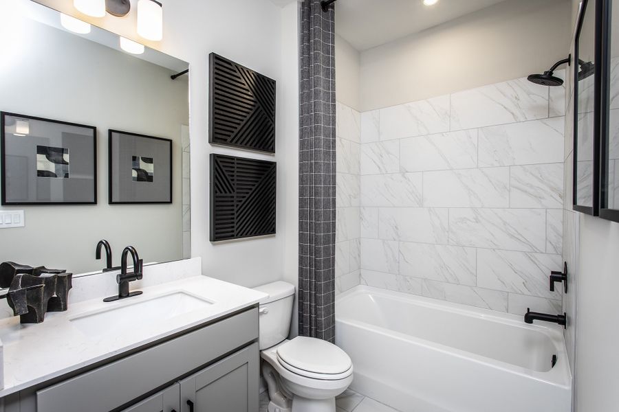 Representative furnished interior of a home built from the Canton II by Beazer Homes in The Paddocks at Doc Hughes, Buford (Image 16). Representative furnished interior of a home built from the Canton II by Beazer Homes in The Paddocks at Doc Hughes, Buford (Image 16).