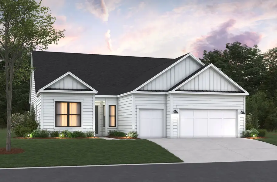 Representative exterior photo of a completed home built from the Sterling by Beazer Homes in Marshfield, Longs, SC (Image 2).