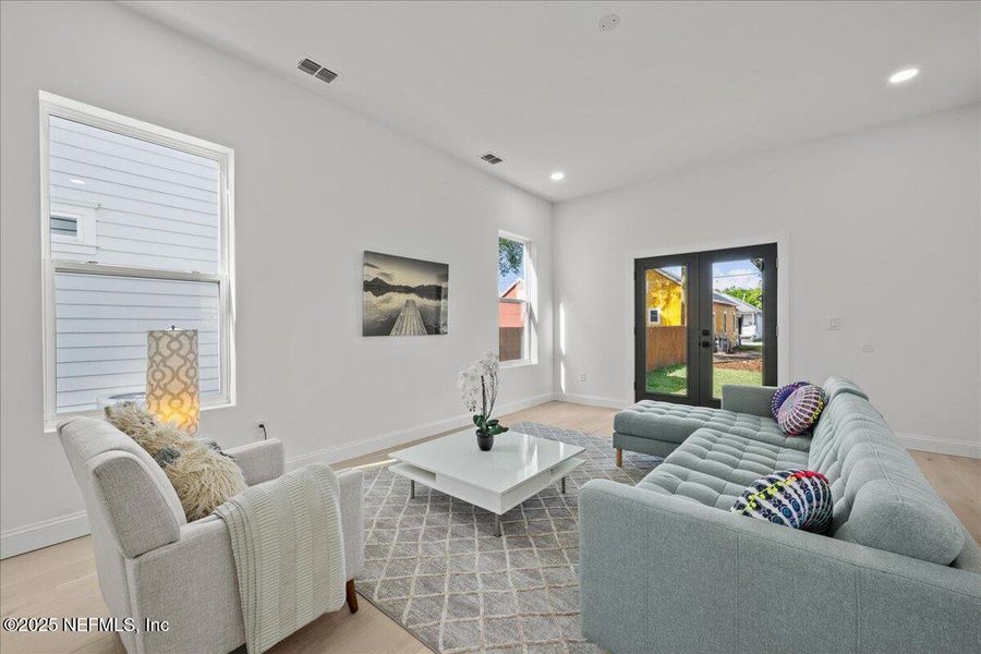 Furnished interior view inside a new home in , Jacksonville (Image 13).