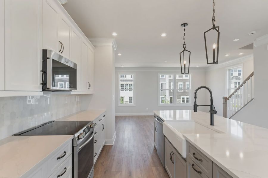 Representative furnished interior of a home built from the The Poplar by Greenwood Homes in Sherron Road Townes, Durham (Image 19). Representative furnished interior of a home built from the The Poplar by Greenwood Homes in Sherron Road Townes, Durham (Image 19).
