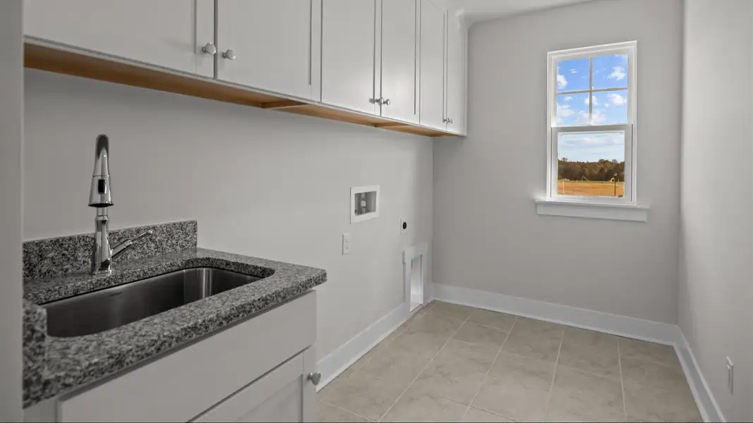 The Burton Plan by DRB Homes in McBride Indian Trail - Laundry