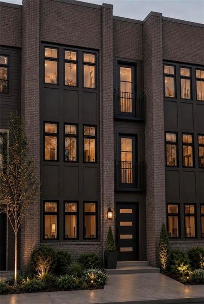 Condo located in Atlanta, GA showcasing its design and architecture (Image 3). Condo located in Atlanta, GA showcasing its design and architecture (Image 3).