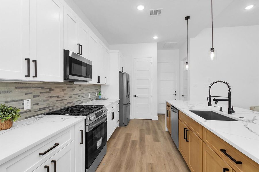 Furnished interior view inside a new home in , Houston (Image 15).