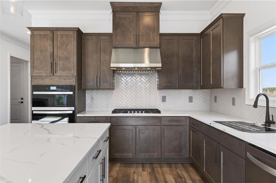 Furnished interior view inside a new home in The Reserve at Bells Ferry, Kennesaw (Image 9).