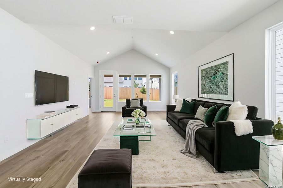Furnished interior view inside a new home in Talley Fields, San Antonio (Image 6).