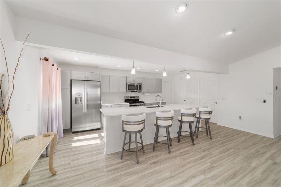 Furnished interior view inside a new home in , The Villages (Image 15).