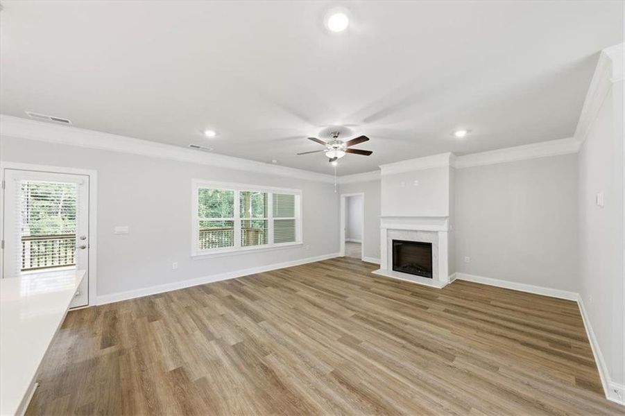 Spacious, unfurnished interior of a new home in Tuscany Hills, Douglasville (Image 45). Spacious, unfurnished interior of a new home in Tuscany Hills, Douglasville (Image 45).