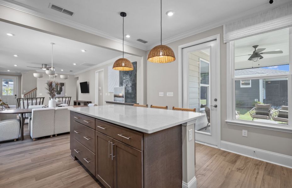 Furnished interior view inside a new home in The Haven at Riverlights, Wilmington (Image 4).