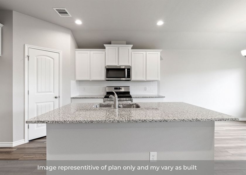 Representative furnished interior of a home built from the Bellvue by D.R. Horton in London Towne, Corpus Christi (Image 9).