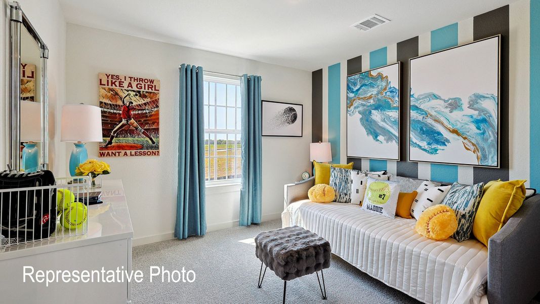 Furnished interior view inside a new home in Patriot Estates, Venus (Image 15).