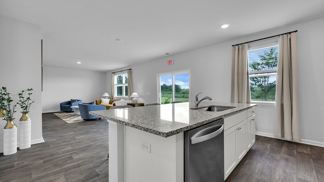 Furnished interior view inside a new home in Havenwood, North Charleston (Image 12).
