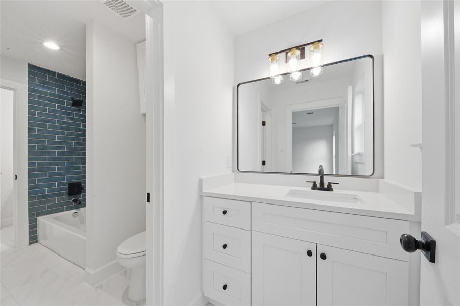 Furnished interior view inside a new home in , Houston (Image 20).