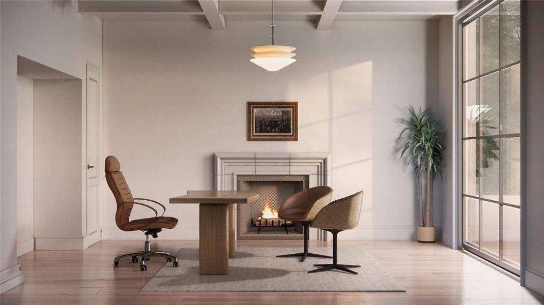 Furnished interior view inside a new home in , University Park (Image 9). Furnished interior view inside a new home in , University Park (Image 9).