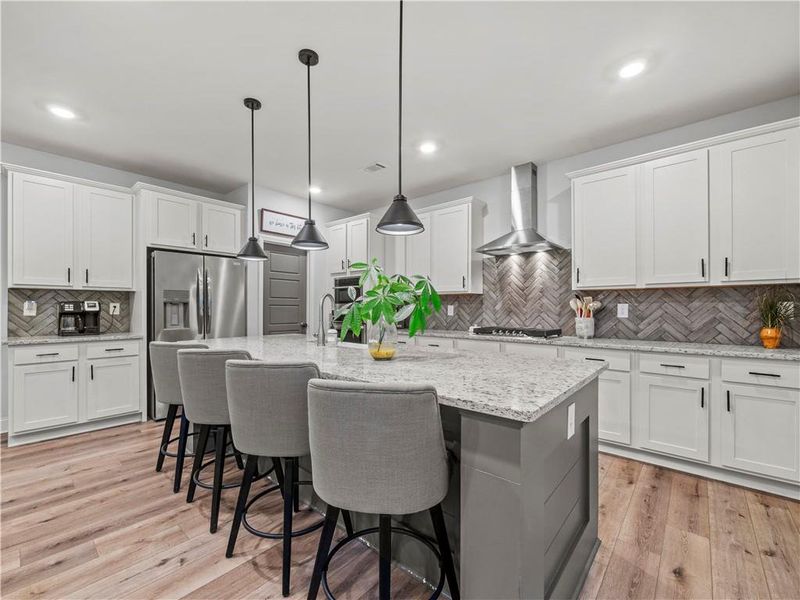 Furnished interior view inside a new home in , Hoschton (Image 33).