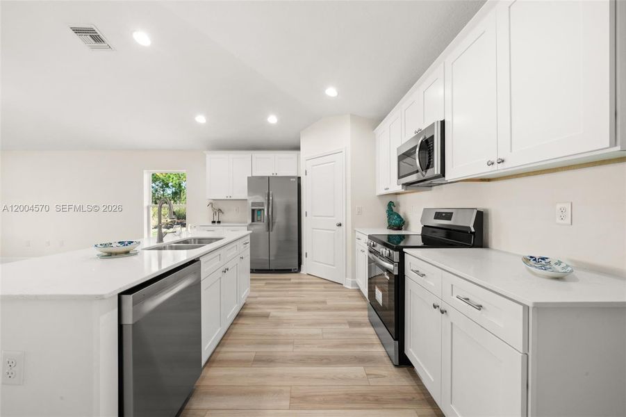 Furnished interior view inside a new home in , Sebring (Image 7).