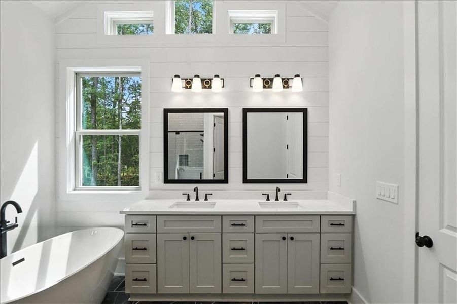 Furnished interior view inside a new home in , Winder (Image 13).