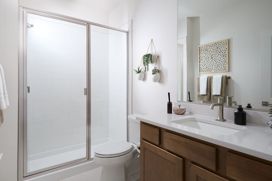 Furnished interior view inside a new home in Ascent at Inverness, Englewood (Image 13).