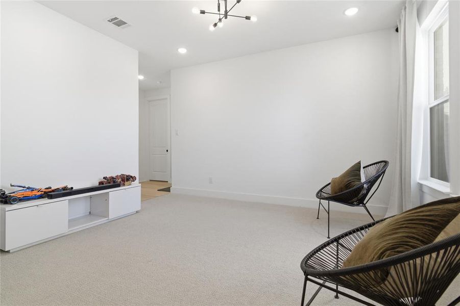 Furnished interior view inside a new home in , Hickory Creek (Image 11).