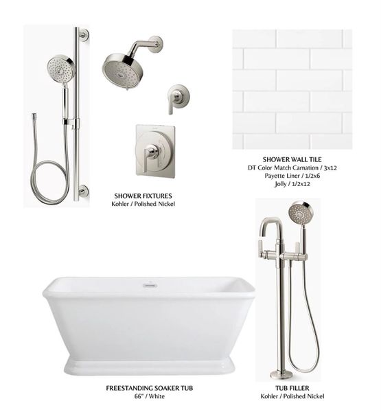 Primary Bath Plumbing Selections Primary Bath Plumbing Selections