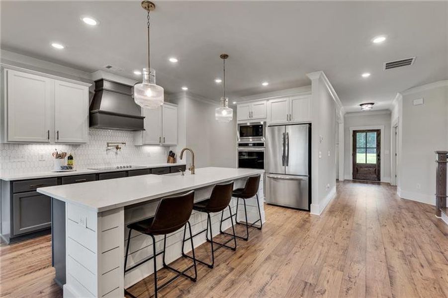 Furnished interior view inside a new home in Alcovy Station, Covington (Image 33).
