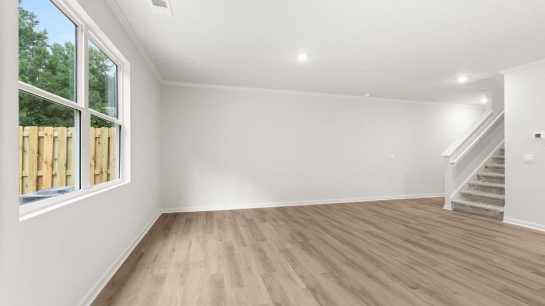 Spacious, unfurnished interior of a new home in Waypoint, Flowery Branch (Image 14).