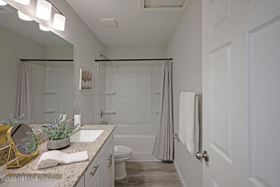 Furnished interior view inside a new home in , Jacksonville (Image 21).