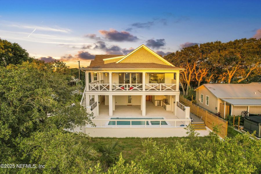 Front exterior of a new home in , St. Augustine, FL, highlighting curb appeal (Image 24).