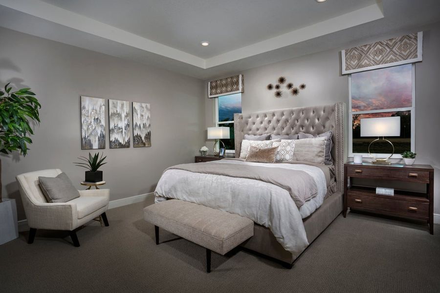 Representative furnished interior of a home built from the 2333 by KB Home in Magnolia Creek, Riverview (Image 6).