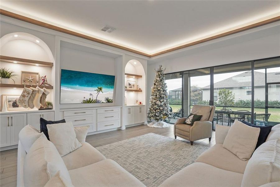 Furnished interior view inside a new home in , Lakewood Ranch (Image 9). Furnished interior view inside a new home in , Lakewood Ranch (Image 9).