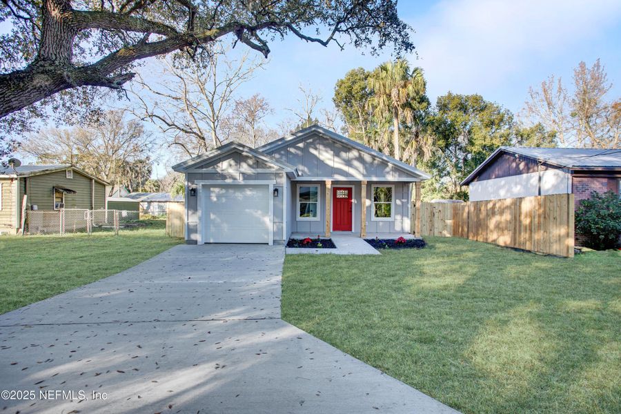 Front exterior of a new home in , St. Augustine, FL, highlighting curb appeal (Image 20).
