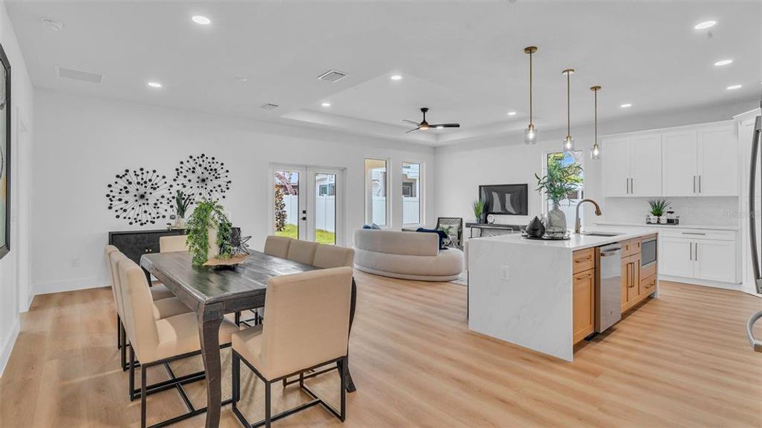 Furnished interior view inside a new home in , St. Petersburg (Image 6).