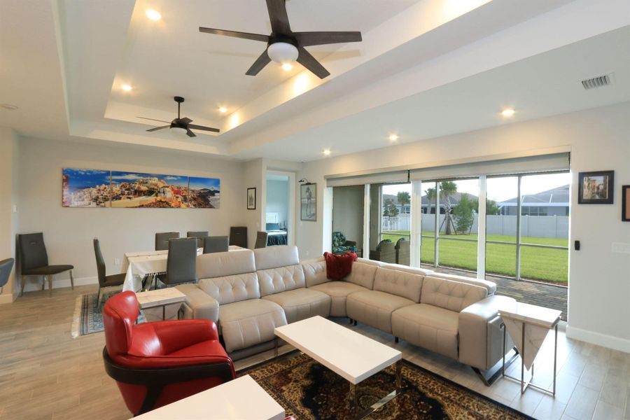Furnished interior view inside a new home in Del Webb Tradition, Port St. Lucie (Image 23).