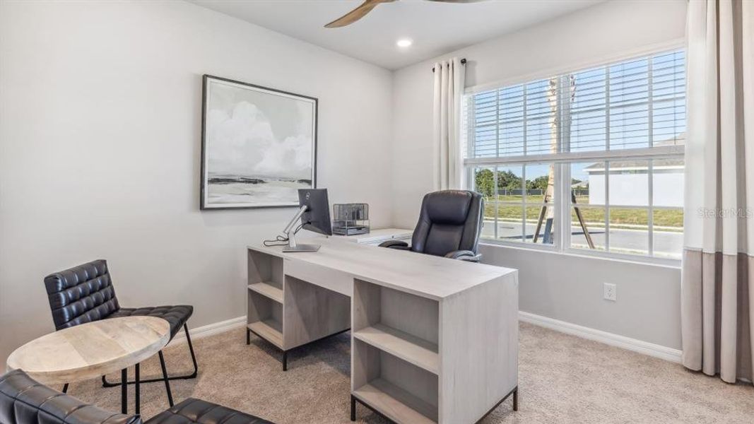 Furnished interior view inside a new home in Coral Lakes - Tradition & Express, Punta Gorda (Image 12).