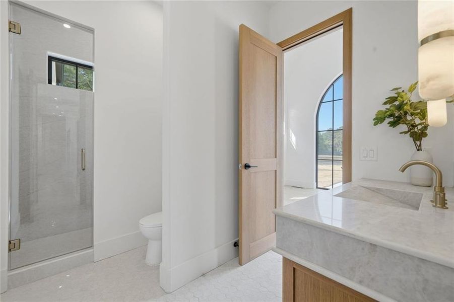 Furnished interior view inside a new home in , Canton (Image 11).
