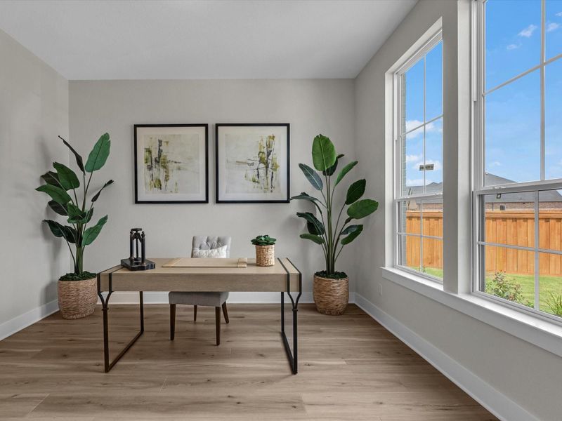 Furnished interior view inside a new home in Dunham Pointe, Cypress (Image 19).