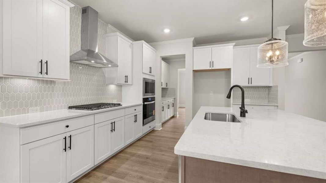 Furnished interior view inside a new home in Holland Estates, Powder Springs (Image 6).