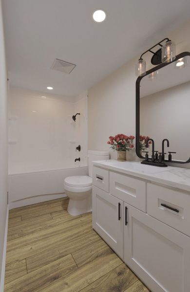Representative furnished interior of a home built from the Willow by Red Cedar Homes in The Pines at Paw Creek, Charlotte (Image 28).