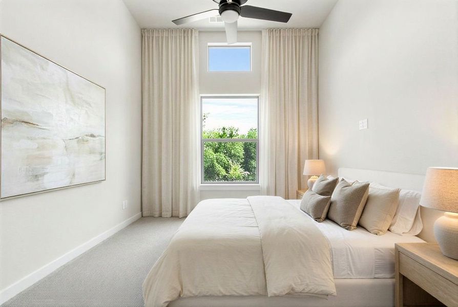 Furnished interior view inside a new home in Cottonwood Creek, Rowlett (Image 12).
