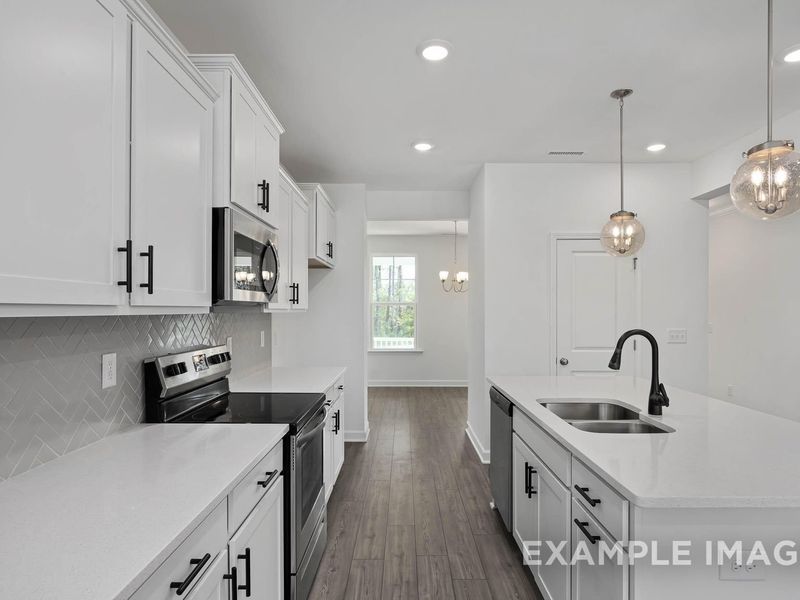 Furnished interior view inside a new home in Woodland Crossing, Zebulon (Image 5).