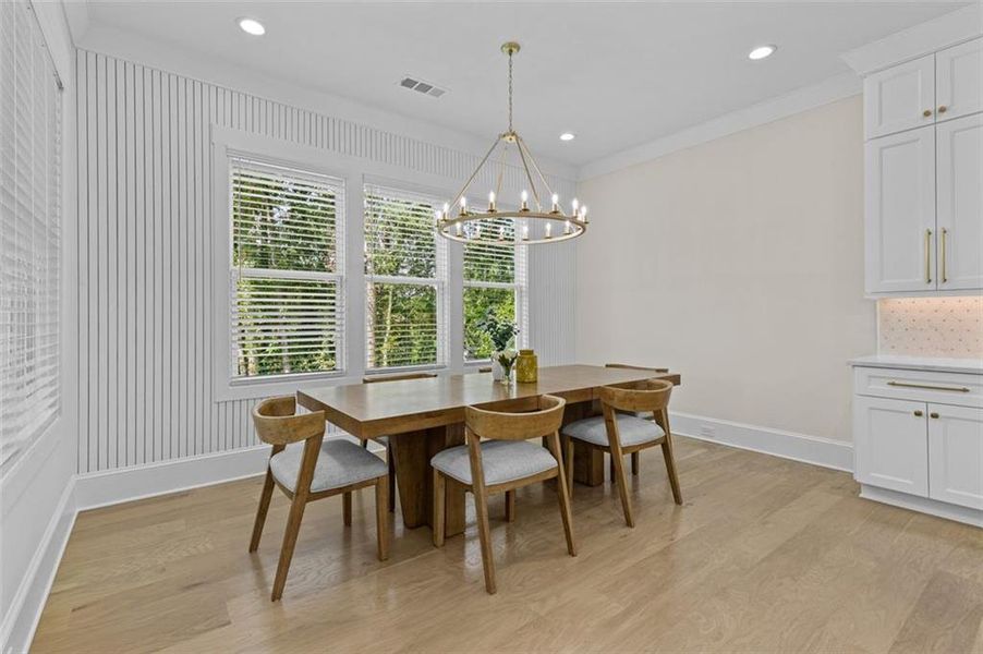 Furnished interior view inside a new home in , Winder (Image 31).