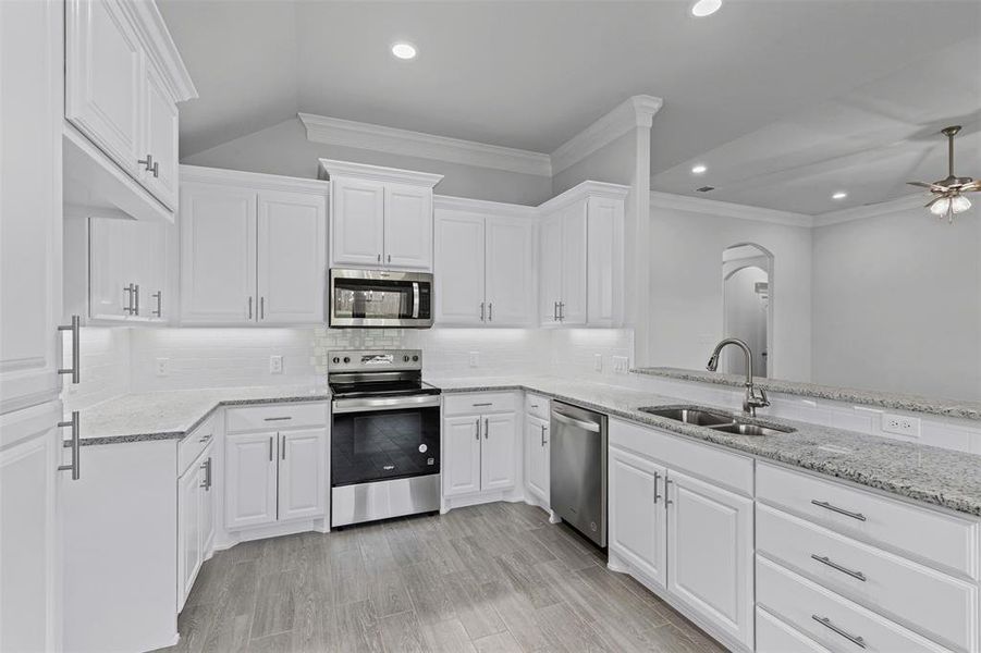 Furnished interior view inside a new home in , Springtown (Image 6).
