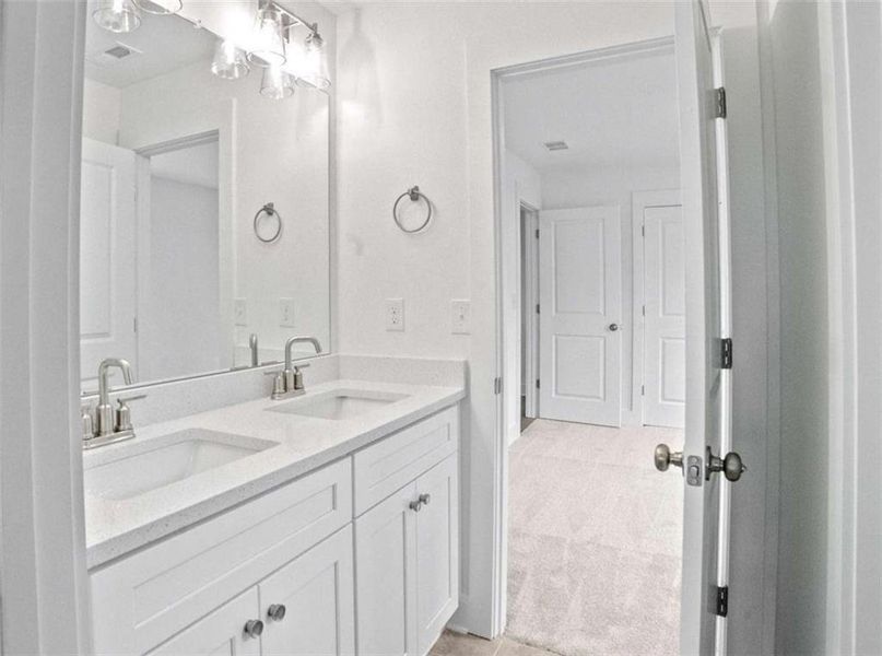 Furnished interior view inside a new home in The Villages at Whites Mill, Decatur (Image 3).