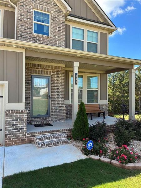 Exterior details and patio area of a home in , Locust Grove (Image 2).