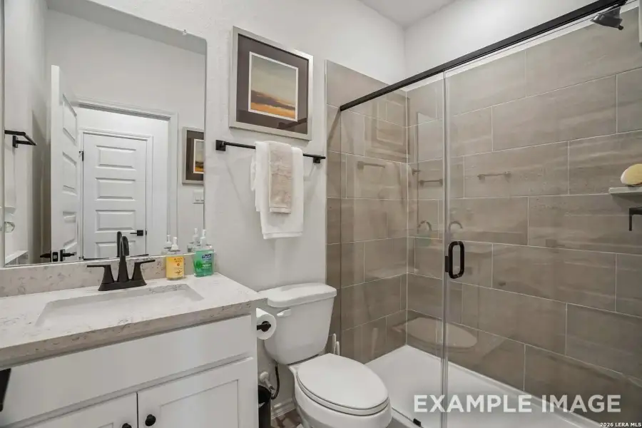 Furnished interior view inside a new home in Mesa Vista, San Antonio (Image 15).
