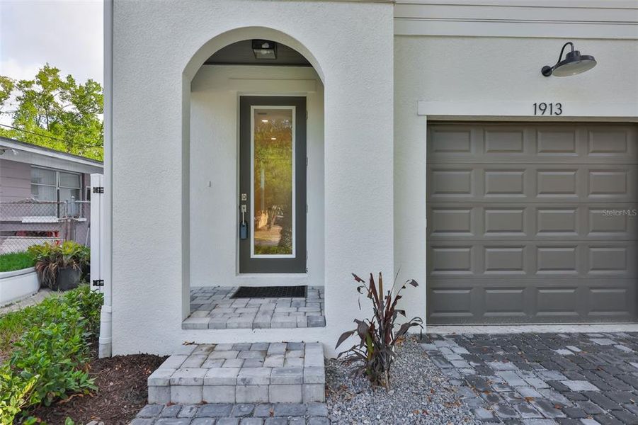 Exterior details and patio area of a home in , Tampa (Image 4). Exterior details and patio area of a home in , Tampa (Image 4).