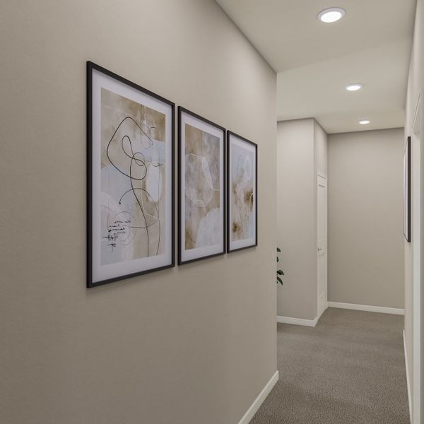 Representative unfurnished interior of a home built from the 2804 by Tri Pointe Homes in The Aurora Highlands, Aurora (Image 21).