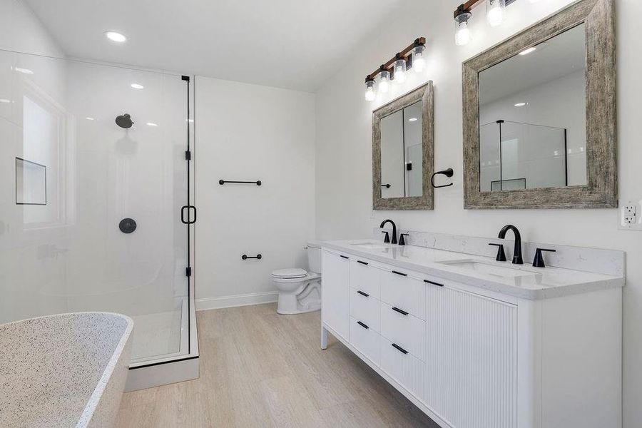 Furnished interior view inside a new home in , Rome (Image 10).