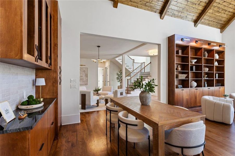 Furnished interior view inside a new home in , Smyrna (Image 51).