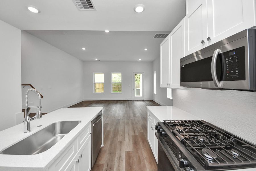 Furnished interior view inside a new home in , Houston (Image 5).